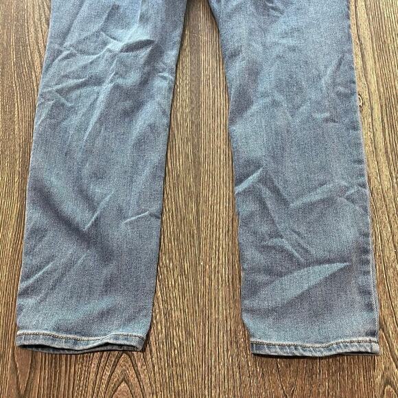 Old Navy Super Skinny Jeans High Rise Whiskering Denim Medium Wash Blue Size 14 - Picture 11 of 12